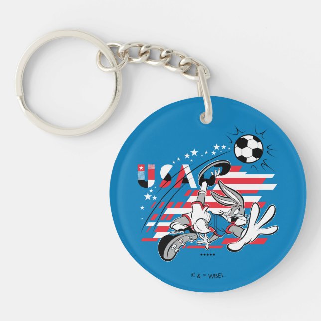 BUGS BUNNY™ Team USA Soccer Graphic Key Ring (Front)