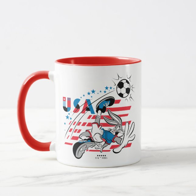 BUGS BUNNY™ Team USA Soccer Graphic Mug (Left)