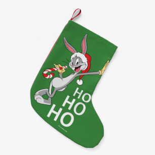 BUGS BUNNY™ With Candy Cane Small Christmas Stocking