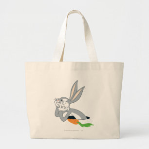BUGS BUNNY™ with Carrot Large Tote Bag