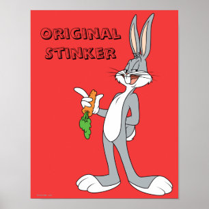 BUGS BUNNY™ With Carrot Poster