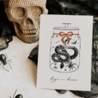 Bugs & Hisses Halloween Greeting Card
