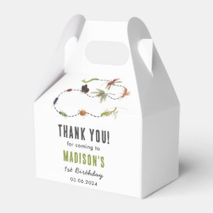 Bugs & Insects Vintage Boy Birthday Party  Favour Box