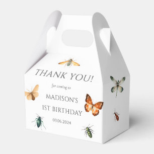 Bugs & Insects Vintage Boy Birthday Party  Favour Box