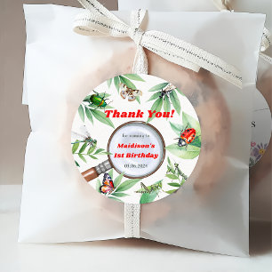 Bugs & Insects Vintage Boy Birthday Party  Favour Tags