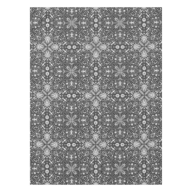 Bugs, off white on black tablecloth (Front)