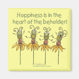 Bugs on Flowers Magnet