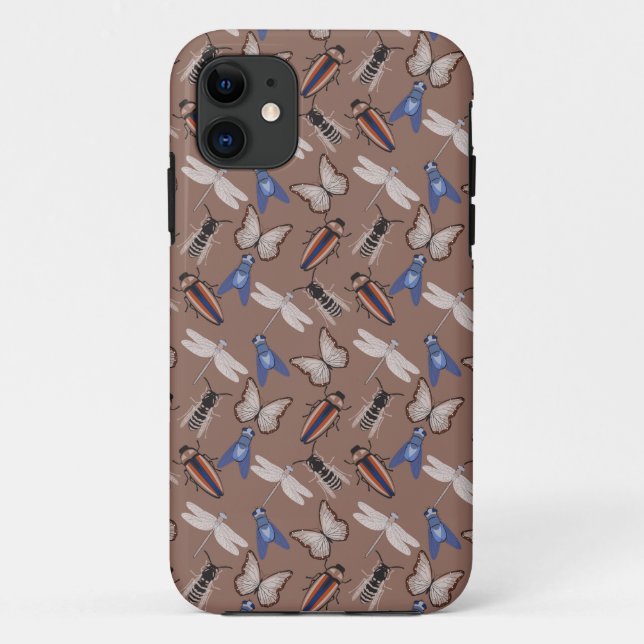 Bugs Pattern Case-Mate iPhone Case (Back)