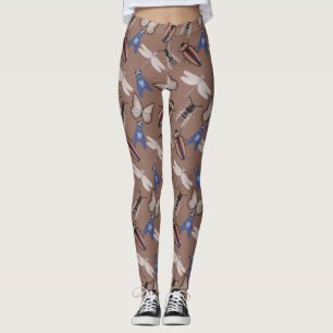 Bugs Pattern Leggings