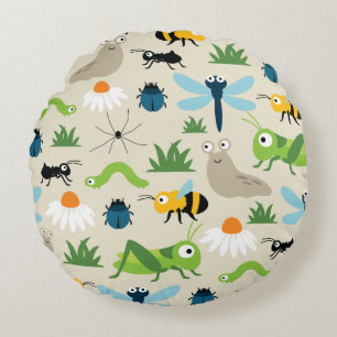 Bugs Round Cushion