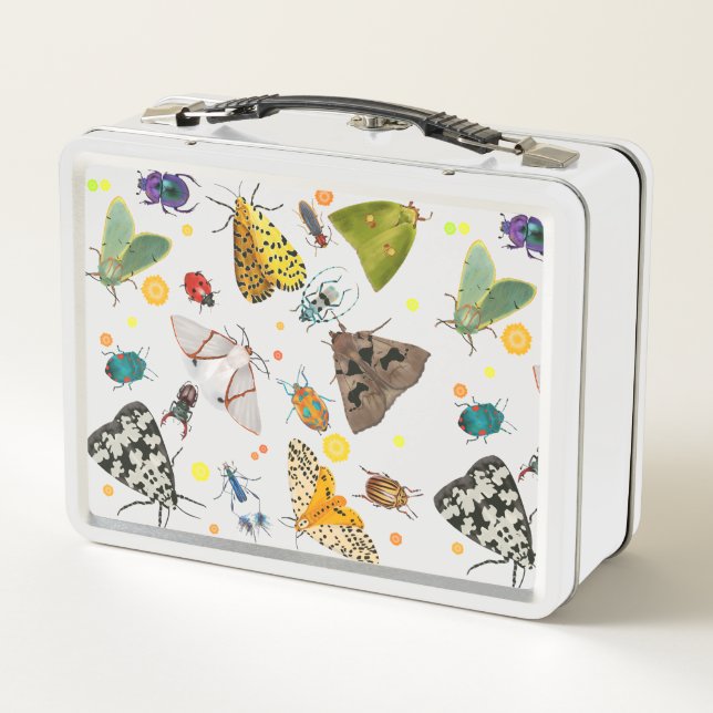Bugs world  metal lunch box (Back)