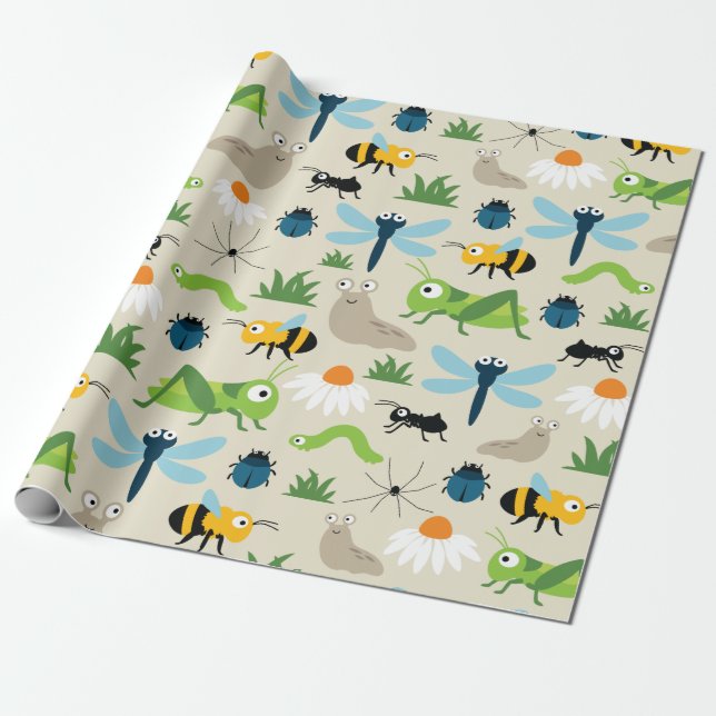 Bugs Wrapping Paper (Unrolled)