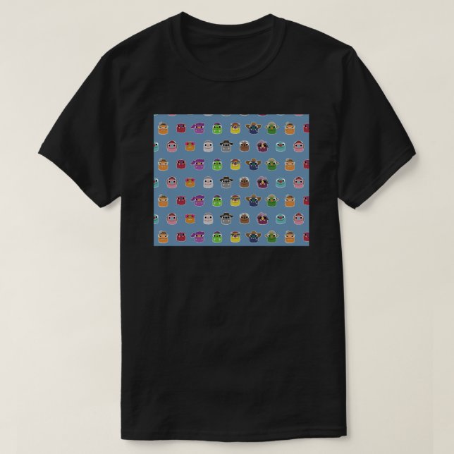 Bugsnax - All grumpuses  Throw Blanket T-Shirt (Design Front)