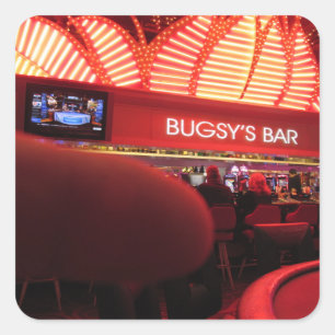 Bugsy's Bar at Flamingo Las Vegas Square Sticker