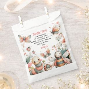 BUGTASTIC Cute Insects Kids' Birthday Thank You Favour Bags