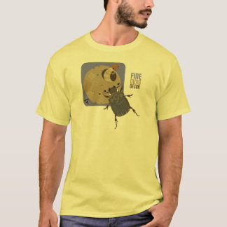 Bugzter - Dung Beetle hanging up wall art T-Shirt