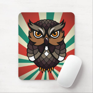 Búho De La Suerte Mouse Mat