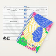 BUHO HELADO recipe notebook