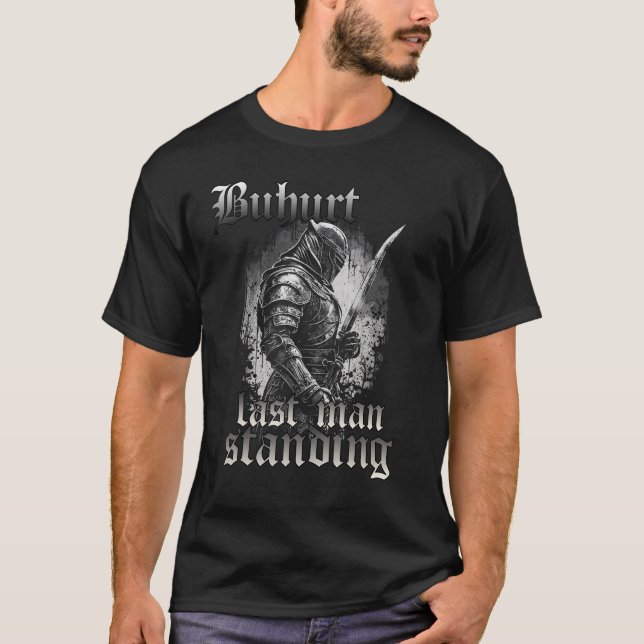 Buhurt Buhurt Hobby Ritter Outfit Buhurt Turnier T-Shirt (Front)