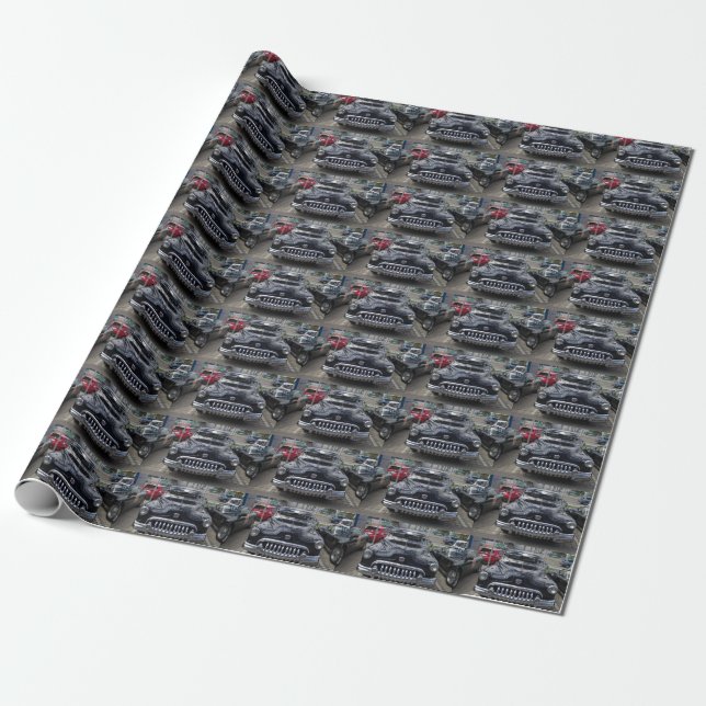Buick 1950 Super Eight Wrapping Paper (Unrolled)