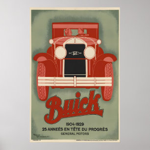 Buick Auto Poster - Vintage Poster Prints