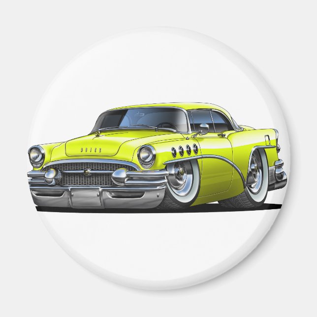 Buick Century Yellow Car Magnet (Front)