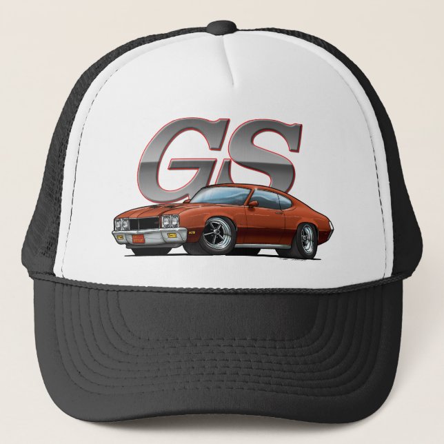 Buick GS_brown Trucker Hat (Front)