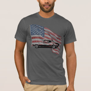 Buick Skylark with American Flag T-Shirt