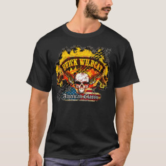 Buick Wildcat - Burnout Banner Skull -n- Flag T-Shirt