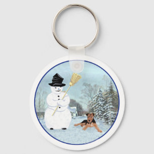 Build a Snowman Key Ring