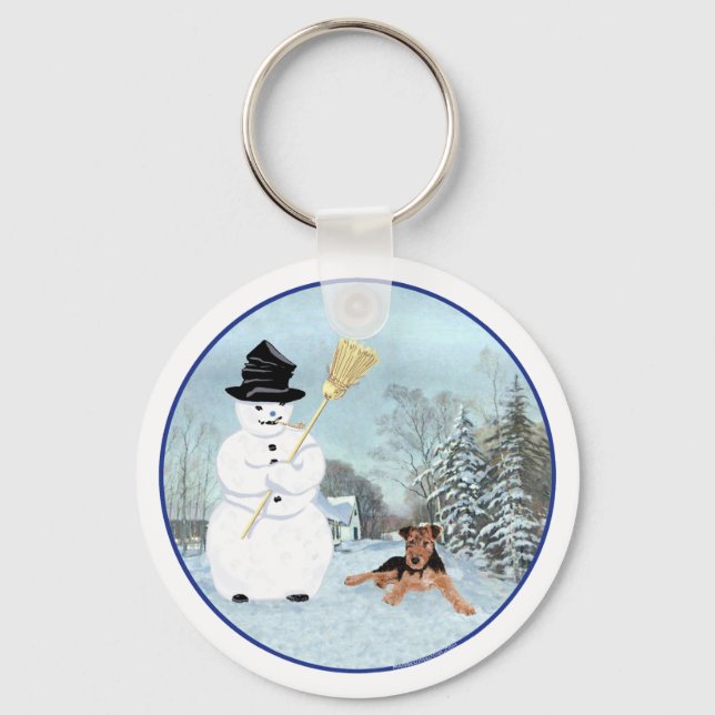 Build a Snowman Key Ring (Front)