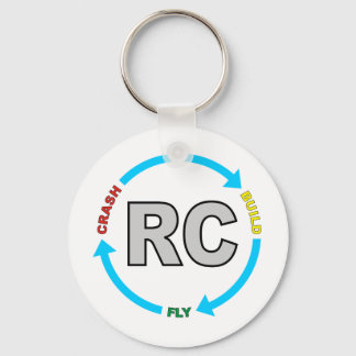 Build Crash Fly RC Key Ring
