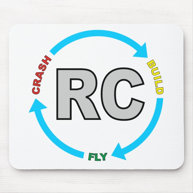 Build Crash Fly RC Mouse Mat (Front)