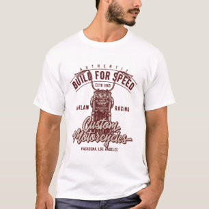 Build For Speed Costum motorcycle T-Shirt