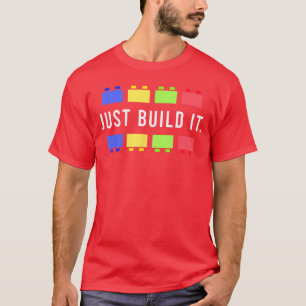 Build It Master Builder Construction Building Bloc T-Shirt
