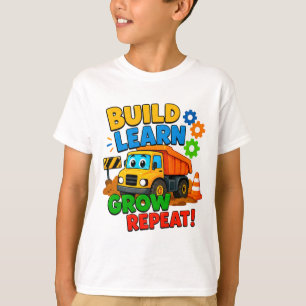 🌱 Build Learn Grow Kid Gift ⭐ T-Shirt