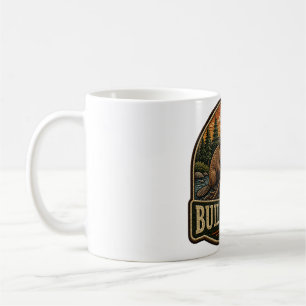 Build More Beaver Outdoor Embroidered Patch Coffee Mug