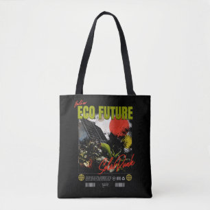 Build Our Eco Future – Solarpunk Tote Bag