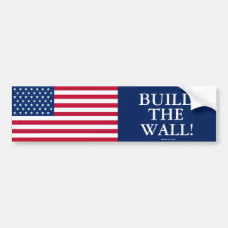 Build The Wall Bumper Sticker