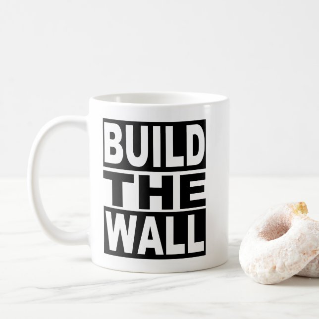 Build the Wall Coffee Mug (With Donut)