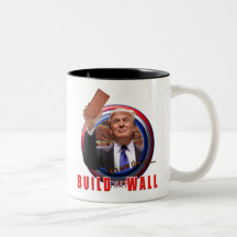 Build the Wall  President Donald Trump Coffee Cup