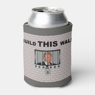 Build THIS wall / Anti Trump, Can Cooler