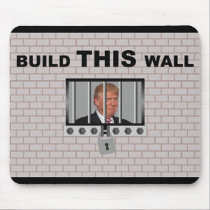 Build THIS wall / Anti Trump, Mouse Mat