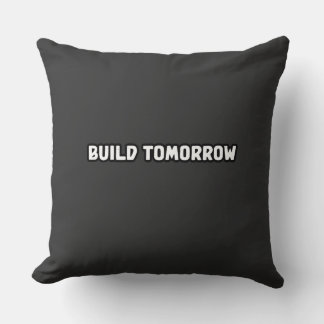 Build Tomorrow Innovative Future Creator Mindset Cushion