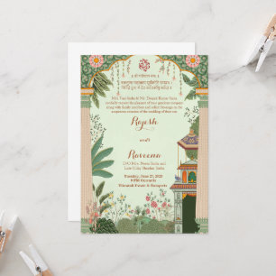 Build Up Invite Mughal The Wedding Of Invitation