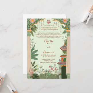 Build Up Invite Mughal The Wedding Of Invitation