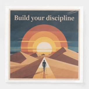 Build Your Discipline Napkin