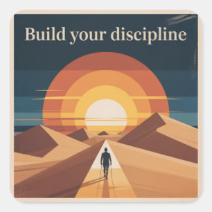 Build Your Discipline Square Sticker