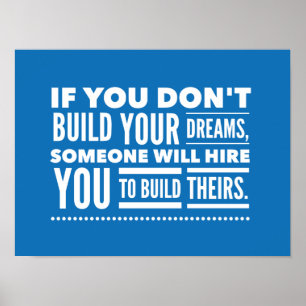 Build Your Dreams Poster