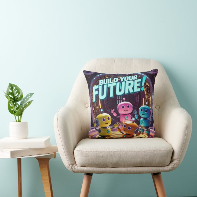 Build Your Future with Kids in Space Cushion (Chair)